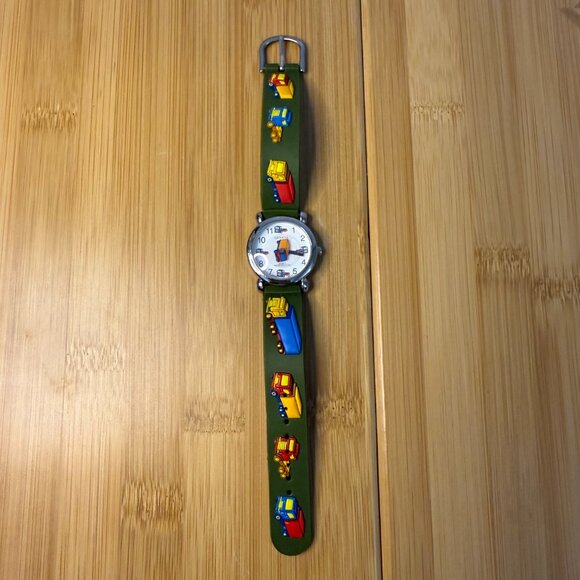 Geneva Truck-Themed Rotating Dial Watch, 27mm NWOT - Picture 3 of 5